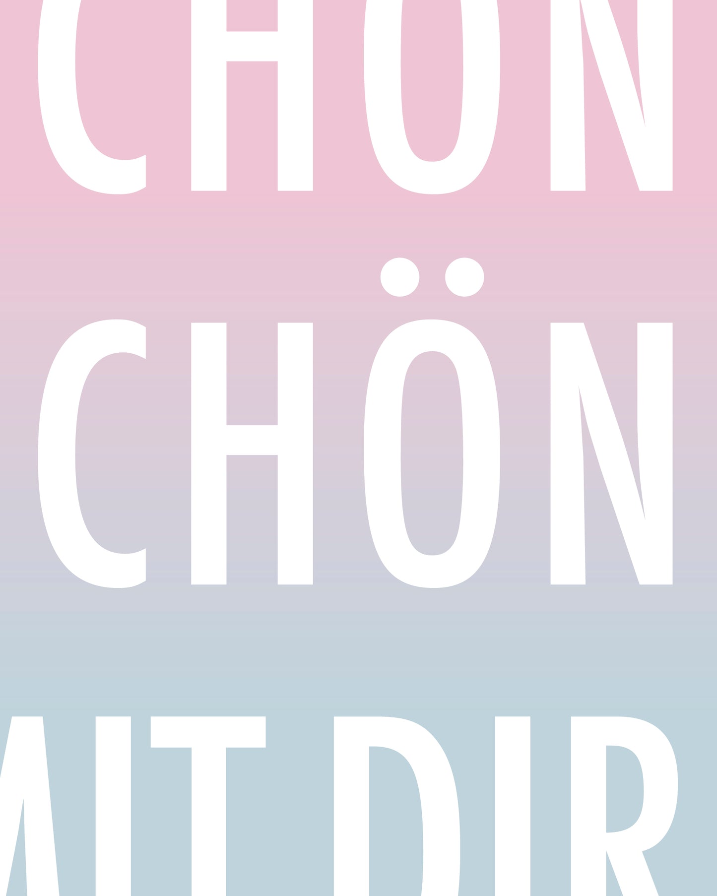 Detailansicht des Note Book Covers Schon schön Mit Dir
