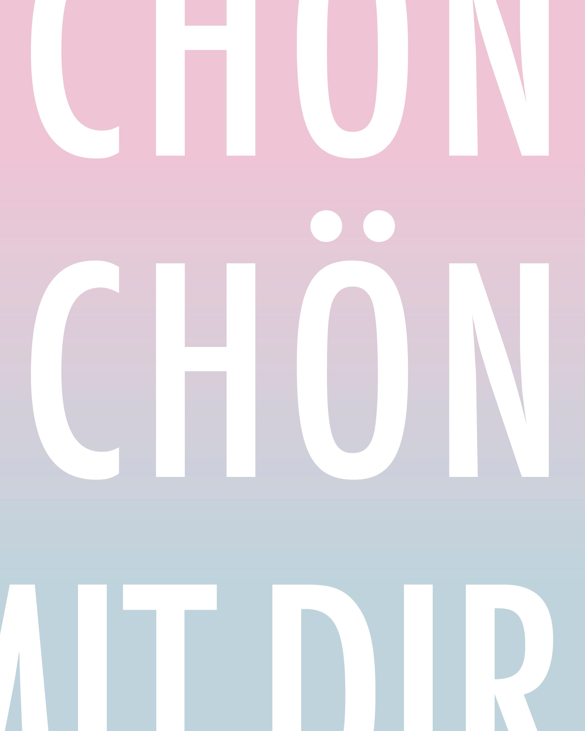 Detailansicht des Note Book Covers Schon schön Mit Dir