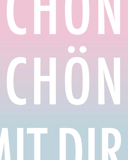 Detailansicht des Note Book Covers Schon schön Mit Dir
