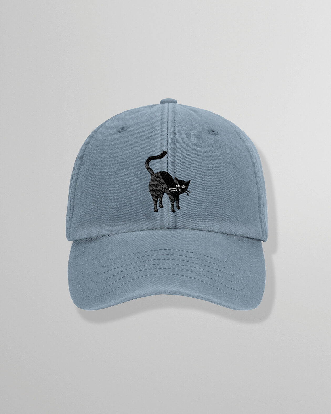 Cap | Too Wild – Dad Cap mit Katzen-Stickerei