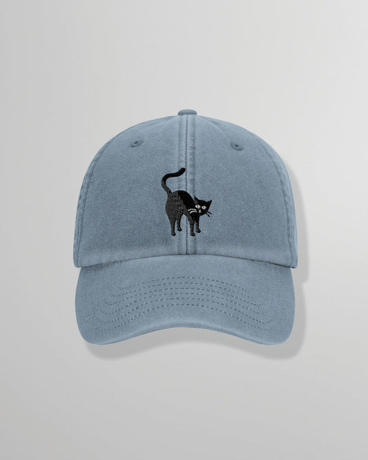 Cap | Too Wild – Dad Cap mit Katzen-Stickerei