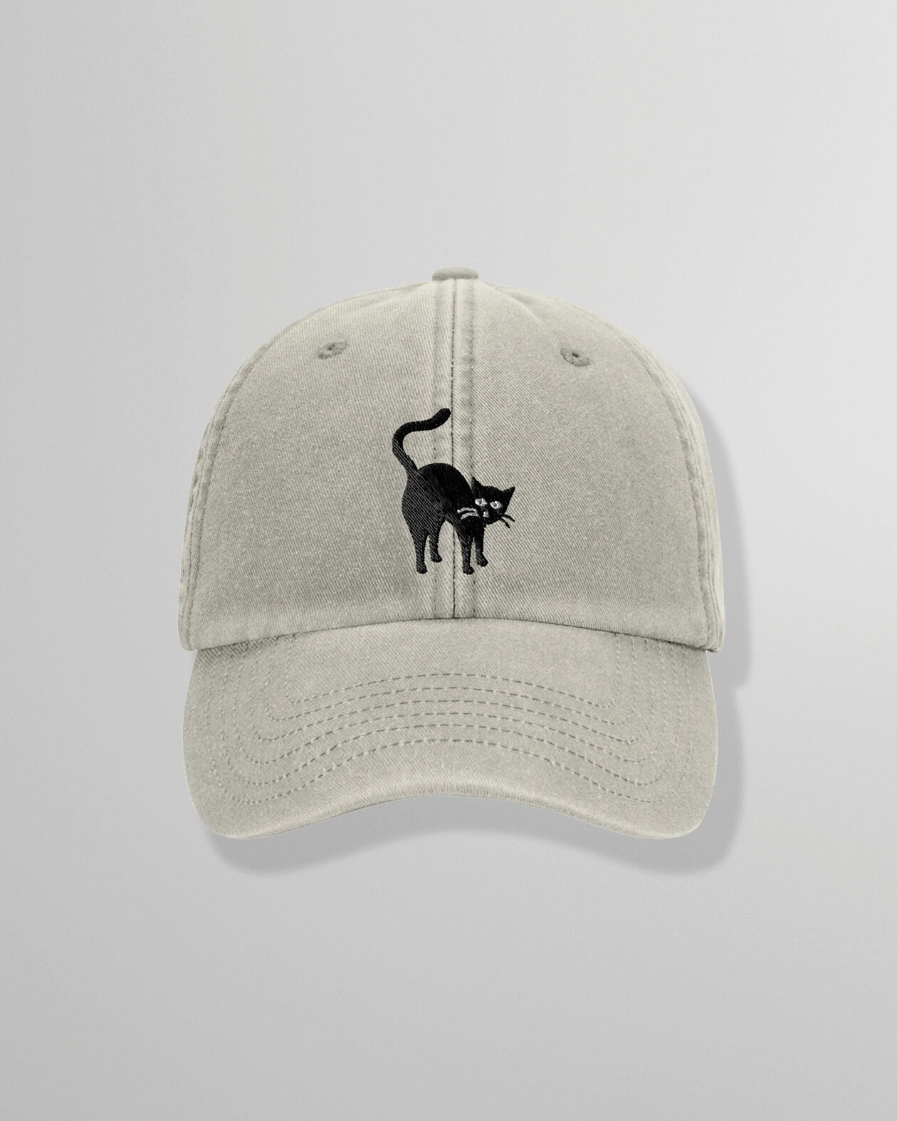 Cap | Too Wild – Dad Cap mit Katzen-Stickerei