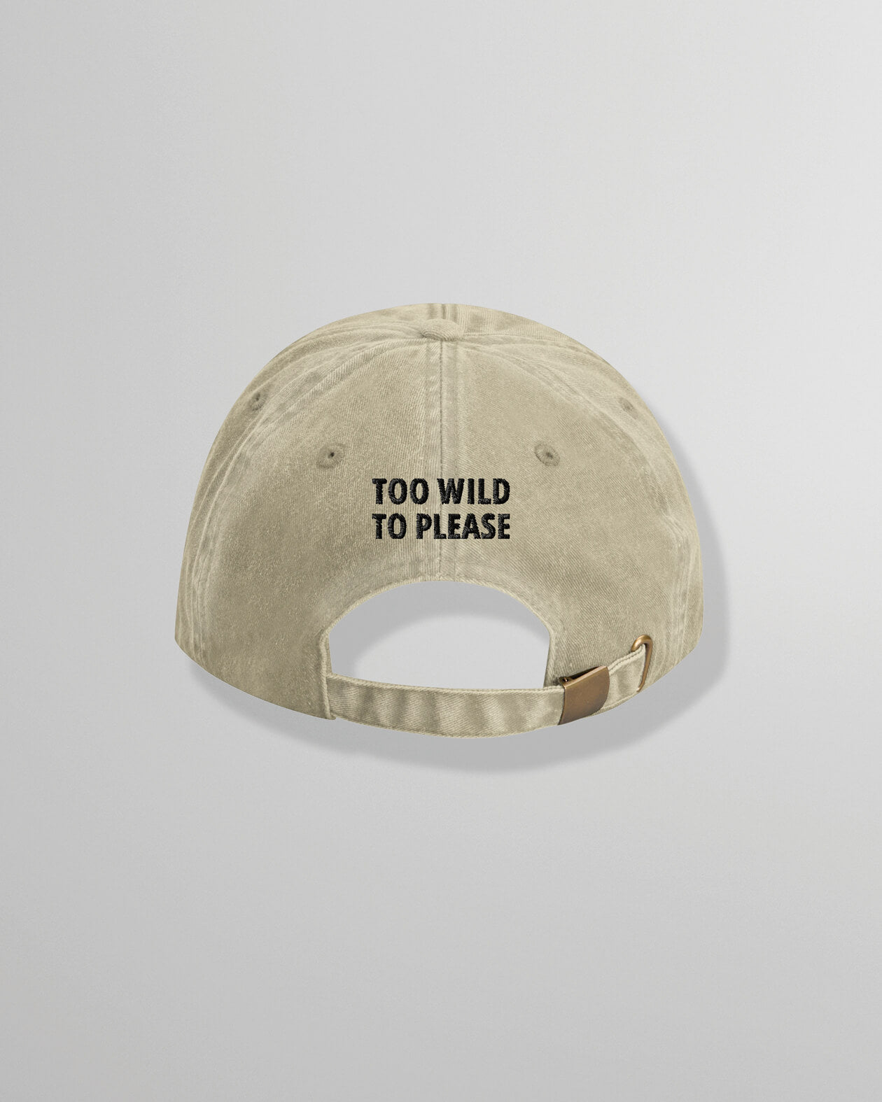 Cap | Too Wild – Dad Cap mit Katzen-Stickerei