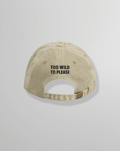 Cap | Too Wild – Dad Cap mit Katzen-Stickerei