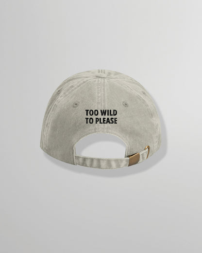 Cap | Too Wild – Dad Cap mit Katzen-Stickerei