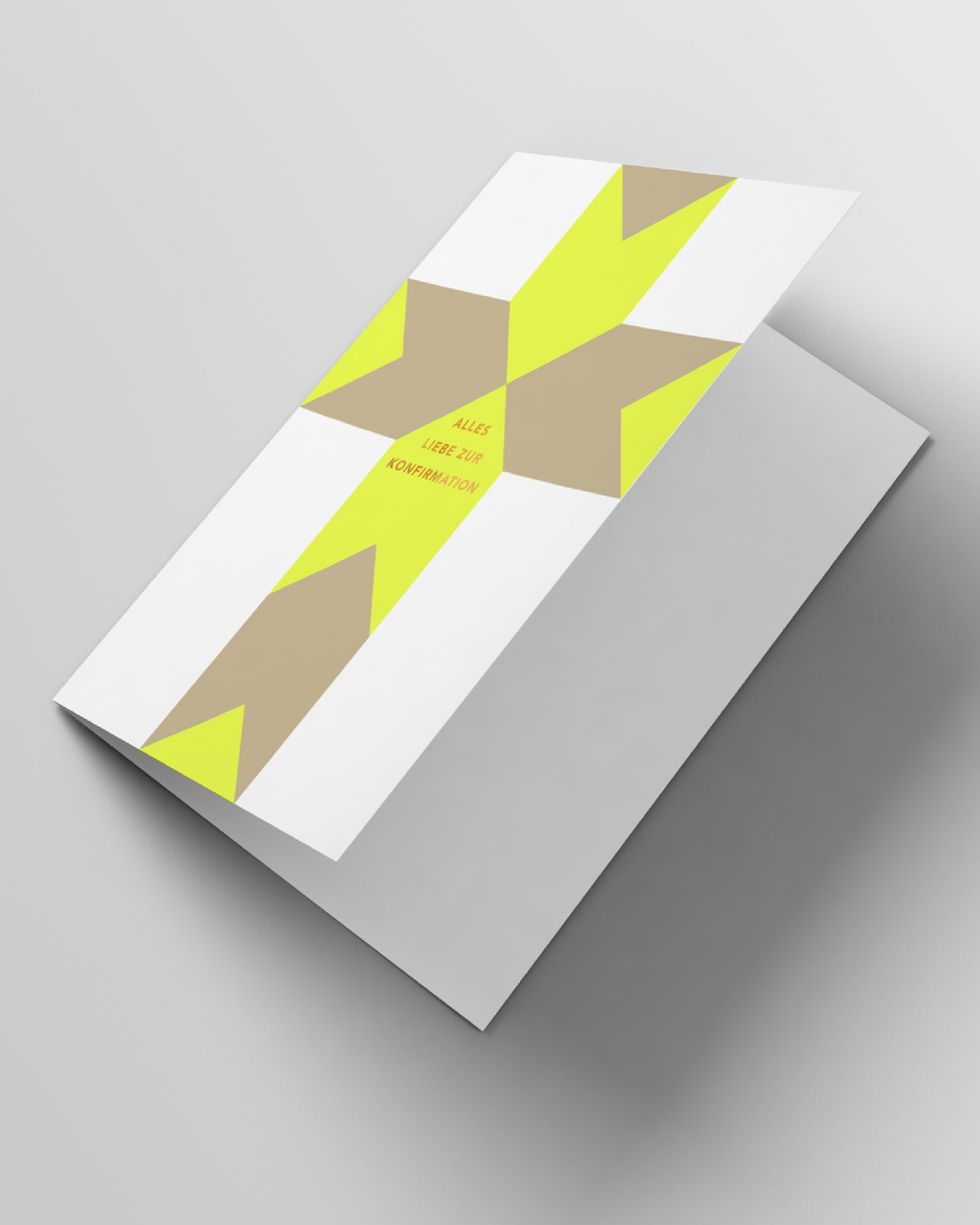 Grußkarte New Gold | Alles Liebe Zur Konfirmation